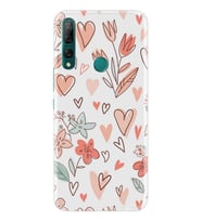 Kılıfland Huawei Y9 Prime 2019 Kılıf Silikon Resimli Kapak Paint Flowers Stok 717
