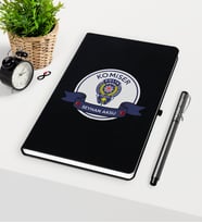 BK Gift Kişiye Özel Komiser Temalı Siyah Defter Kalem Seti - 1