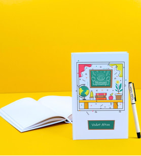 Öğretmenler Günü Kişiye Özel İsimli Defter Kalem Seti