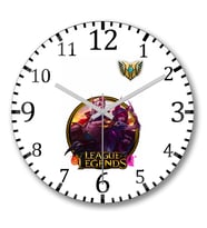 Rakan e Xayah LoL League Of Legends Duvar Saati Bombeli Gercek Ca