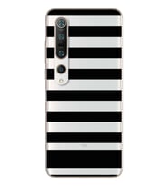 Çizgi Tasarımlı Süper Şeffaf Silikon Telefon Kılıfı Xiomai Mi10-pro