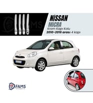 Nissan Micra Krom Kapı Kolu 4 kapı 2010-2016 arası PASLANMAZ ÇELİK