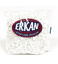 Kilitli Etiket İpi Beyaz Renk 1.000 Adet (1 Paket)