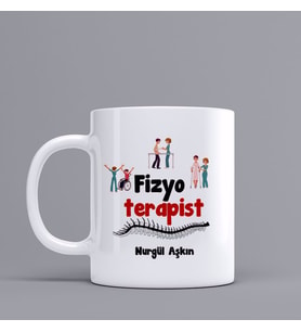 Kişiye Özel Fizyoterapist kupa Bardak Z63