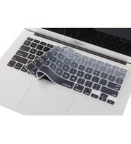 Laptop MacBook Air Pro Klavye Koruyucu 13-15-17inc Amerika İngilizce A1466 Ombre (Siyah-Gri)