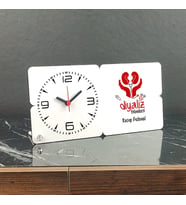 Diyaliz Teknikeri Ahşap Masa Saati