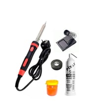 QNİAY 40w Profesyonel Lehim Makinesi 5 Li Set Kalem Havya+ Leyim Teli+ Pasta+lehim Standı+izole Bant
