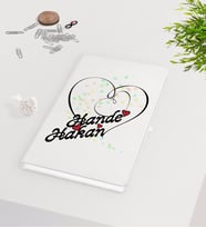 BK Gift Kişiye Özel Sevgililer Günü Beyaz Defter-11
