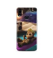 Baby Groot Tasarım Süper Şeffaf Silikon Telefon Kılıfı Samsung A10s