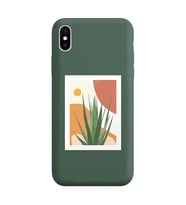 Koyu Yeşil Lansman Telefon Kılıfı Iphone XS