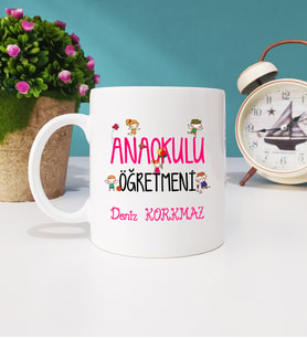 Anaokulu Öğretmeni Kupa Bardak