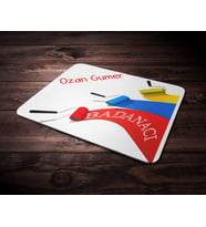 Kişiye Özel Badanacı Tasarımlı Mouse Pad (Renksiz)