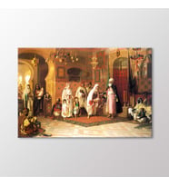 Arty Tablo Çocukları İyleştiren Derviş Şeyhi Tablo (Karışık)