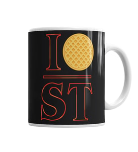 I Love Strager Things Kupa Bardak Porselen