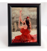 Dekoratif Fotoğraflı Siyah Çerçeve ( 15x21 )