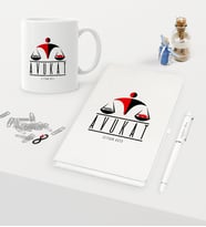 BK Gift Kişiye Özel Avukat Temalı Beyaz Defter Kalem Kupa Seti - 4 (Model 1)