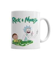 Cartoon Rick e Morty Kupa Bardak Porselen