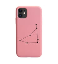 Oğlak Burcu (Capricornio) Yıldız Haritası Tasarımlı Kılıf iPhone 11