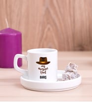 Awesome Dad Babaya Hediye Concept Türk Kahvesi Fincanı