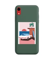 Koyu Yeşil Lansman Telefon Kılıfı Iphone XR