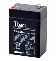 Ttec 6V 4Ah Bakımsız Kuru Akü