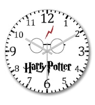 Harry Pottr Gözlügü Duvar Saati Bombeli Gercek Cam