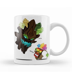 Maokai  Mascara Crash Kupa Bardak Porselen
