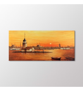 Arty Tablo Kız Kulesi Tablo (Karışık)