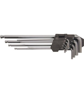 Bgs Allen Anahtar (Alyan Anahtar) Seti Uzun 9 Parça 1,5-10 Mm