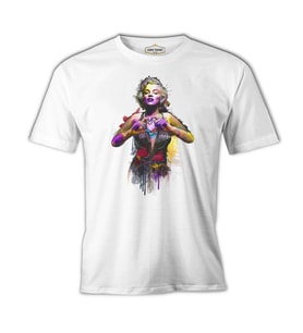 Marilyn Monroe - Love Beyaz Erkek Tshirt