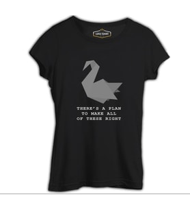 Prison Break - A Plan Siyah Kadın Tshirt
