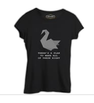 Prison Break - A Plan Siyah Kadın Tshirt