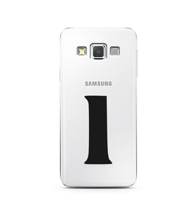 Samsung A3 (2015) Harf Tasarımlı Telefon Kılıfı I-Harfi 