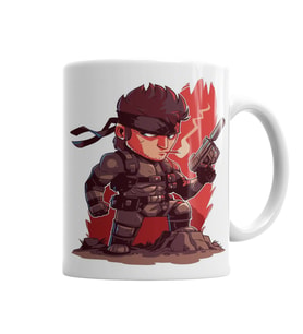 Solid Snake Kupa Bardak Porselen