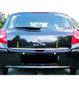 Renault Clio 3 Krom Alt Bagaj Çıtası 2005-2012 Paslanmaz Çelik HB