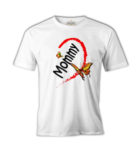 Daddy Mommy Baby - Mommy Beyaz Erkek Tshirt