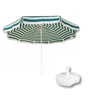 Plaj Şemsiyesi - Balkon - Bahçe - Teras Şemsiyesi - 2metre Şemsiye + Şemsiye Bidonu
