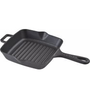 Lava Izgara Grill Tava 20X20 Metal Kulplu