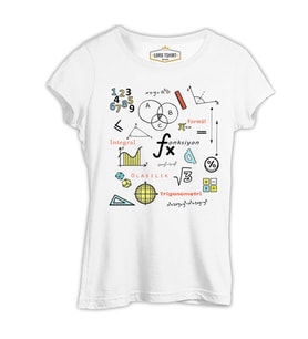 Matematik - İntegral Beyaz Kadın Tshirt