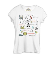 Matematik - İntegral Beyaz Kadın Tshirt