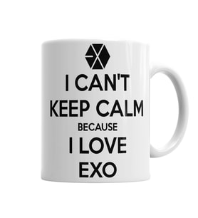 Exo I Can't Keep Calm  Kupa Bardak Porselen