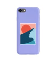 Lila Lansman Telefon Kılıfı Iphone 7