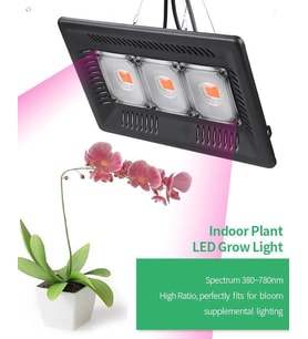 Tam Spektrum 150W 220V Sera Bitki Büyütme Cob Led Işık Paneli Projektör 