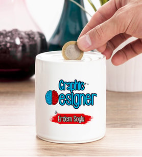 Grafiker Kişiye Özel Kumbara