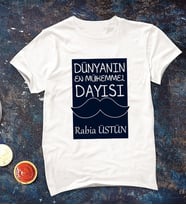 Kişiye Özel Dünyanın En Mükemmel Dayısı Tişörtü