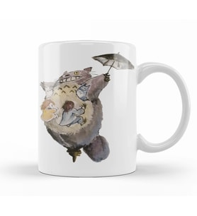 Totoro Takes Flight Kupa Bardak Porselen