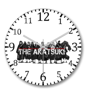 The Akatsuki Duvar Saati Bombeli Gercek Cam