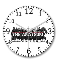The Akatsuki Duvar Saati Bombeli Gercek Cam