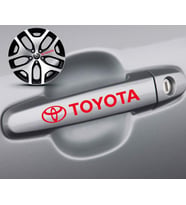 Toyota kapı Kolu Sport Sticker Yapıştırma 8 Adet