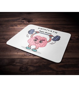 Kişiye Özel Psikiyatr Tasarımlı Mouse Pad (Renksiz)